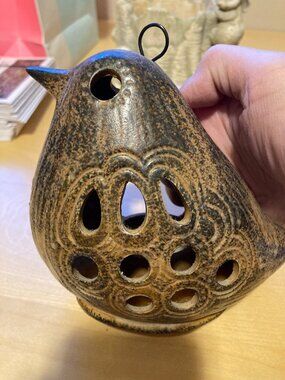 Vintage Ceramic Bird Tealight Holder, Made in Germany